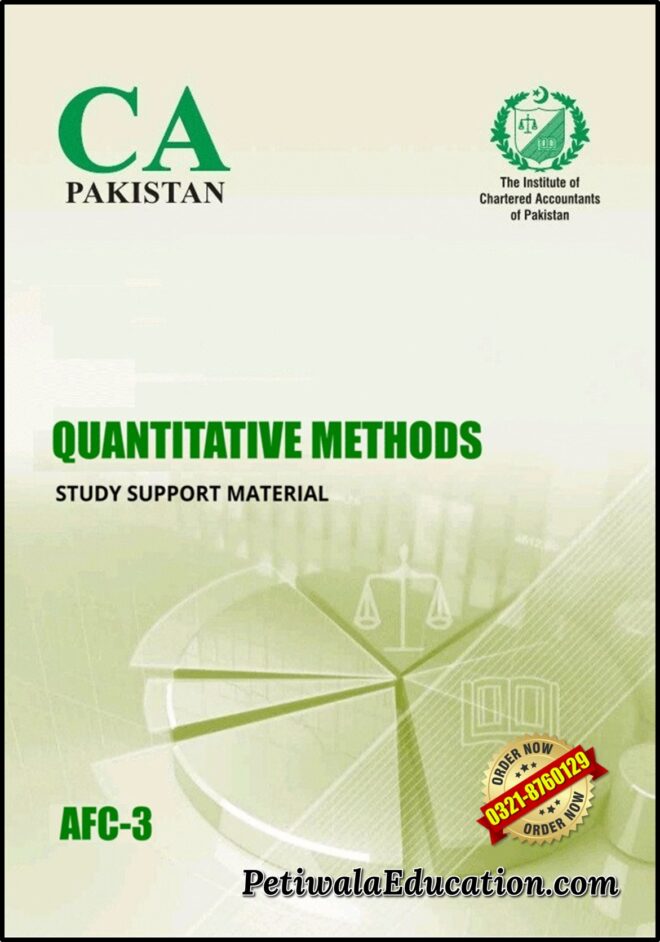 Quantitative Methods (ICAP Text)