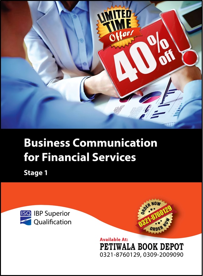 B.C. for Financial Services (IBP Stage-1)