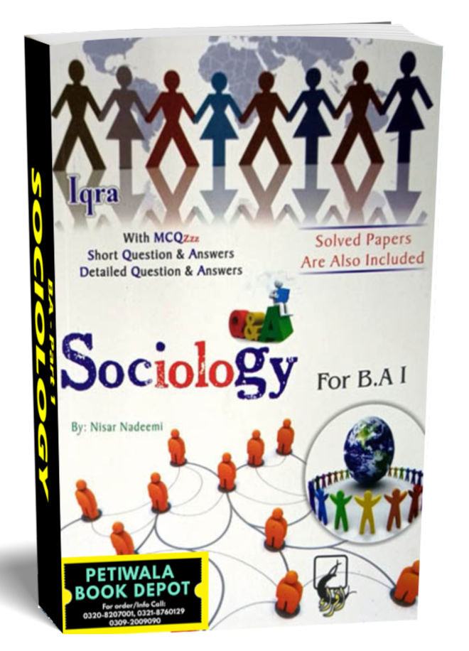 Sociology (Q&A + Solved Papers) in English - Iqra Publisher
