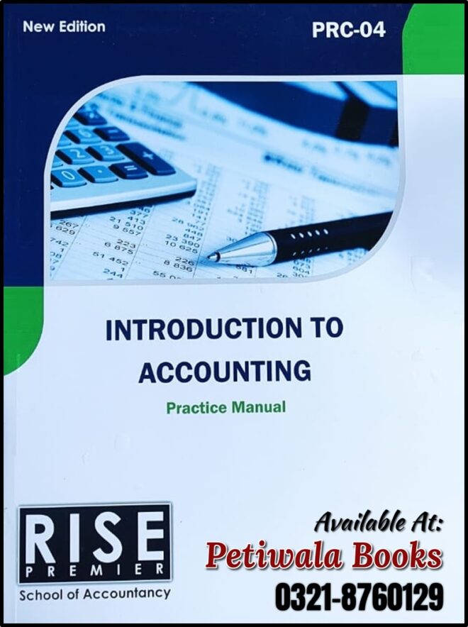 ICAP PRC-4 : Intro. to Accounting Bank (Rise Publications)