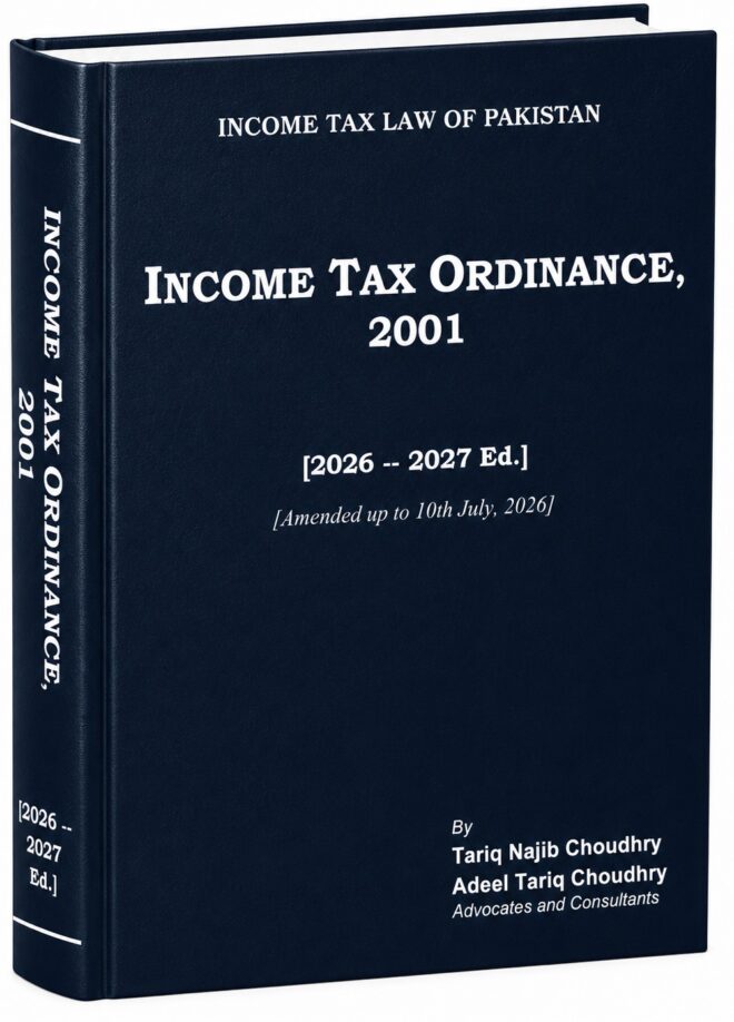 Income Tax Ordinance (2026-2027) By: Tariq Najib Ch.