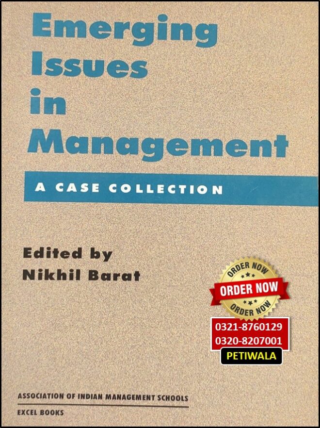 Emerging Issues in Management - Nikhil Barat