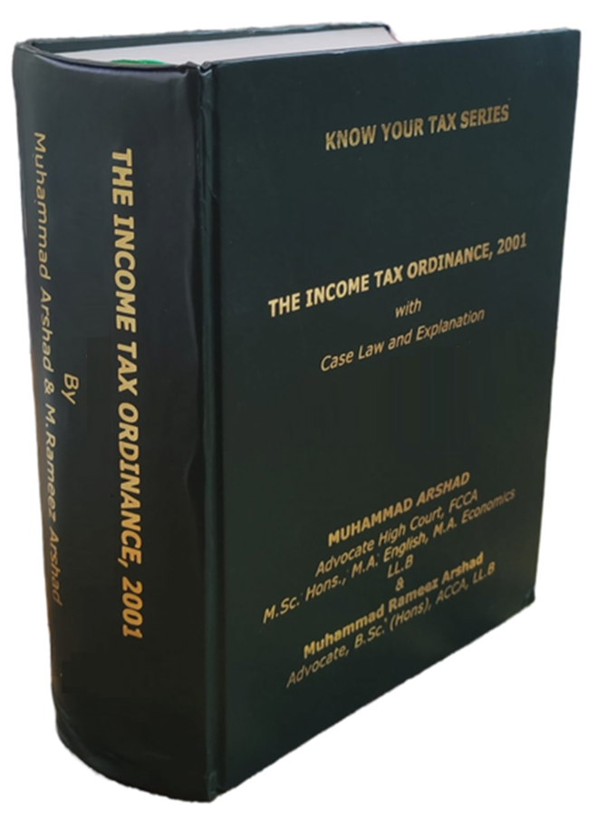 Income Tax Ordinance, 2001 (2025-2026) Author : M. Arshad
