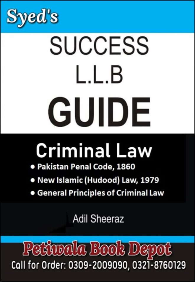 Paper-VI: Criminal Law - Syed's LLB Guides