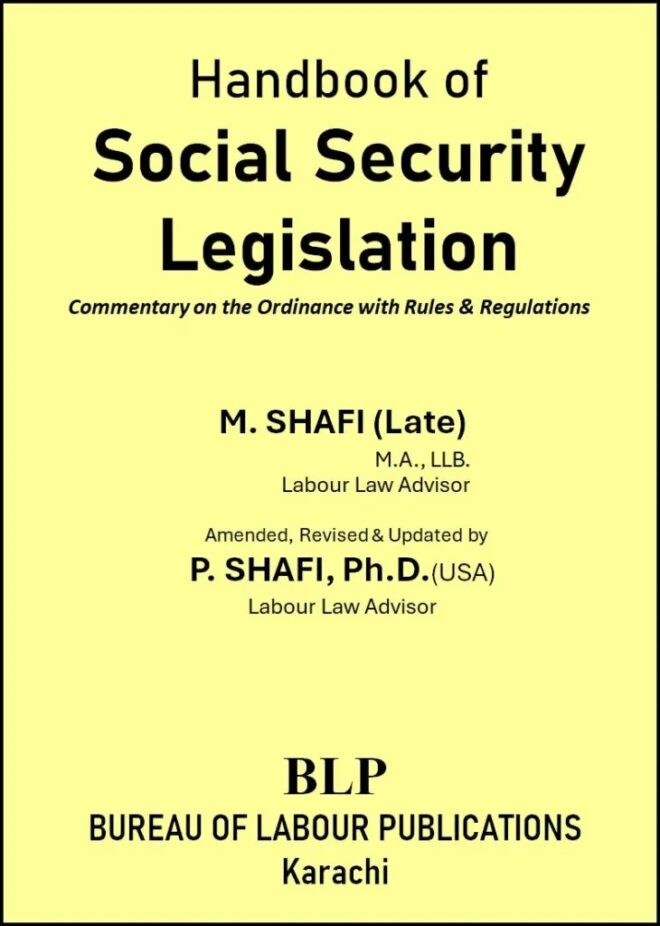Social Security Legislation (Ed.2024) By. P. Shafi