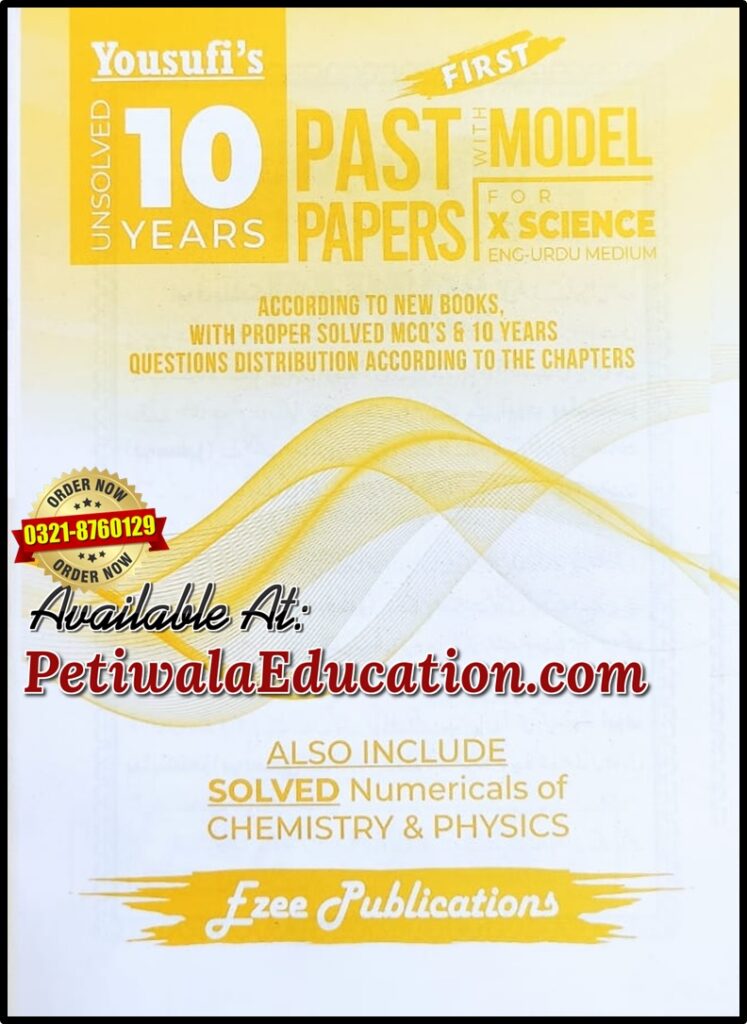 Ten Year Unsolved Papers (Yousufi) IX Science