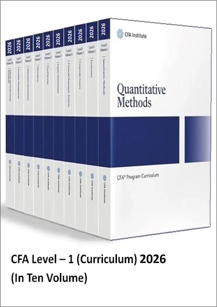 CFA Level – 1 (Curriculum) 2026 (In Ten Volume) - Petiwala Books Depot
