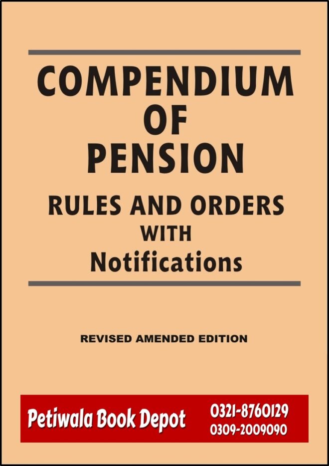 Compendium of Pension Rules and Orders