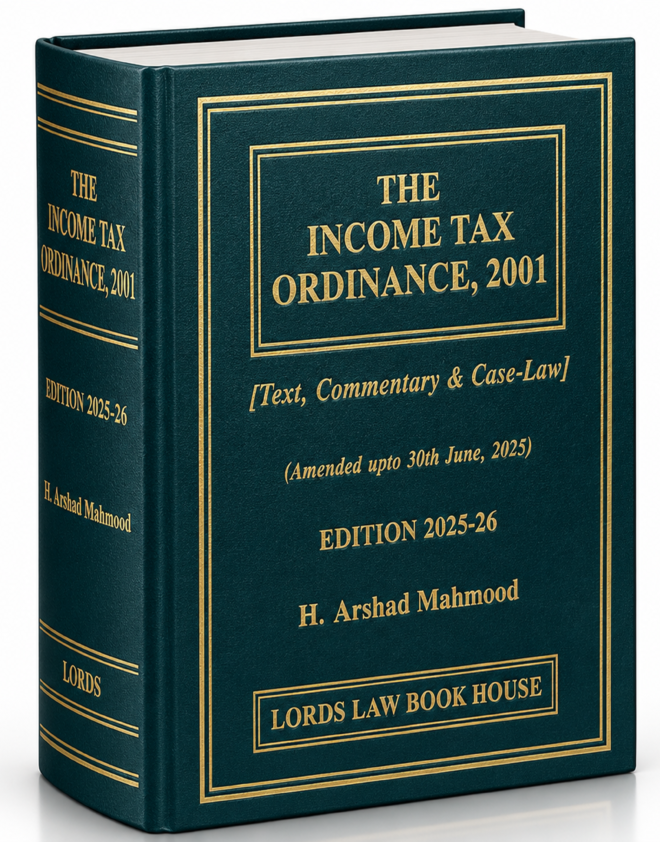 Income Tax Ordinance, 2001 (2025-2026) H. Arshad Mahmood